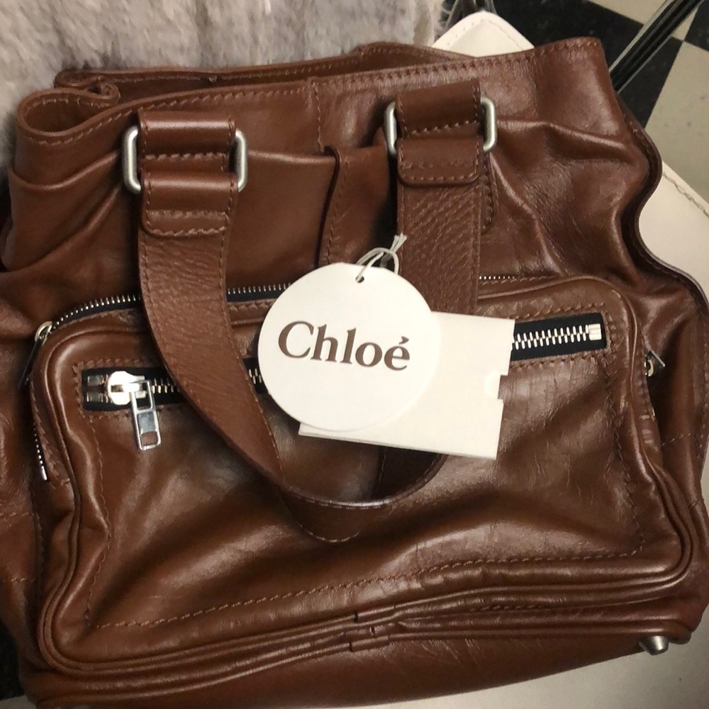 Beautiful New Chloe Leather tote